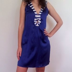 Jean Paul Gaultier Purple Silk Dress, NWT